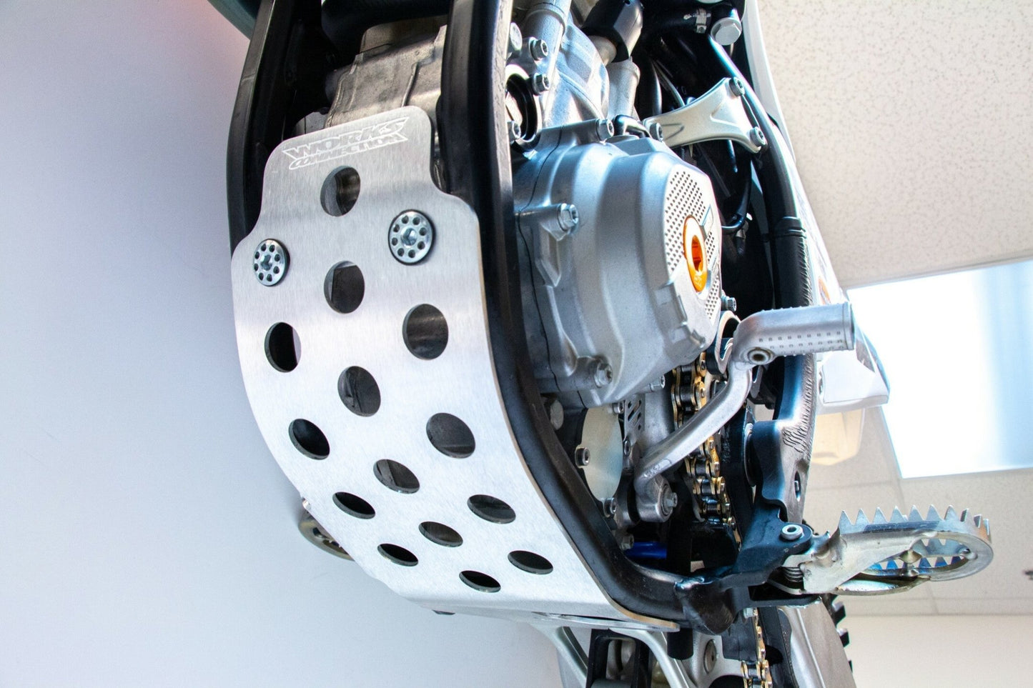 Works Aluminum Skid Plate for KTM, Husqvarna, Gas Gas * Part 10 - 439 - Moto - House MX