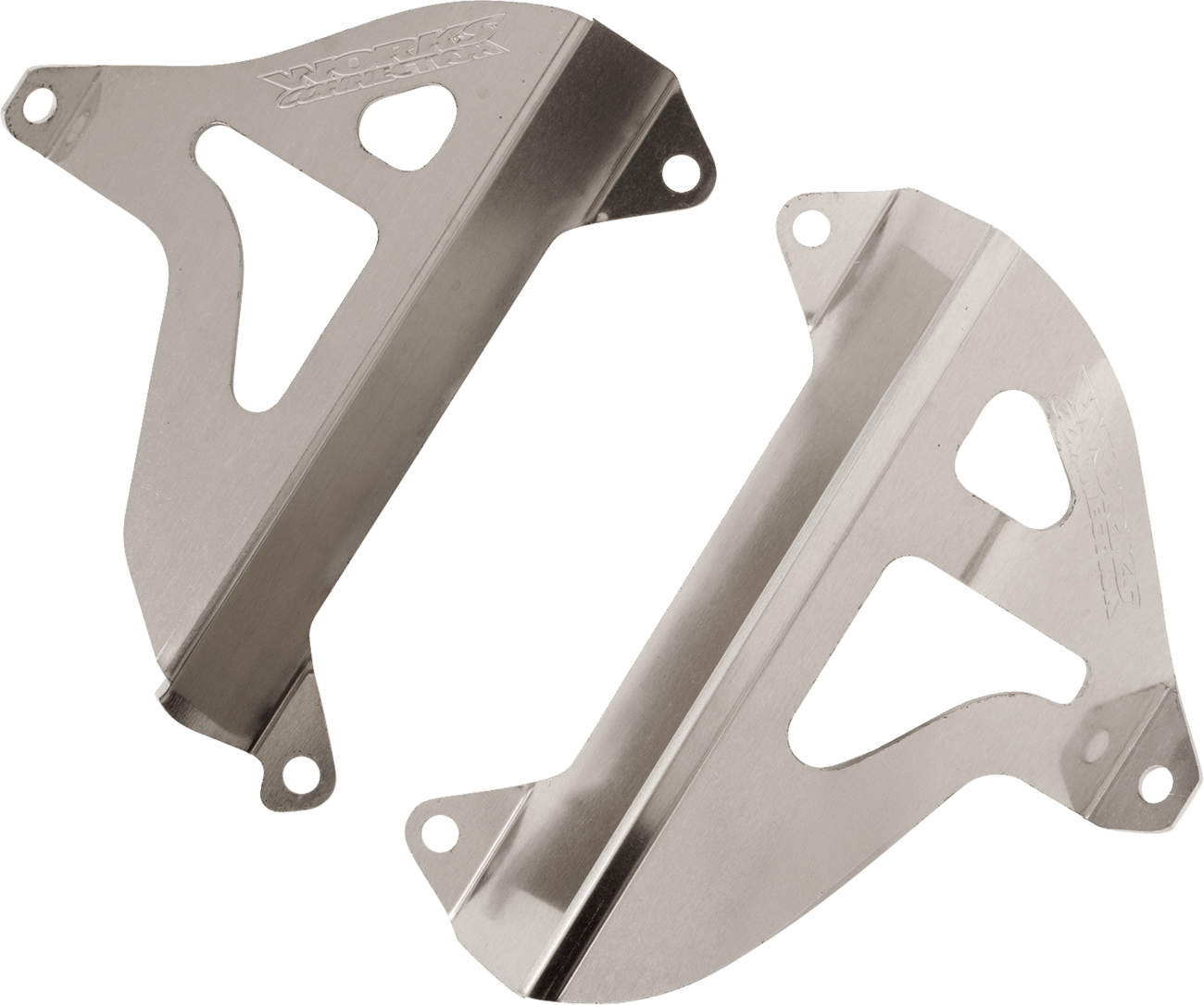 Works Connection 18 - 075 Aluminum Radiator Brace Set 2025 Yamaha YZ250 CNC Protection - Moto - House MX