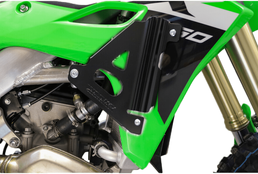 Works Connection Black Radiator Brace 2024 - 2025 Kawasaki KX450F KX450X - 18 - B301 - Moto - House MX