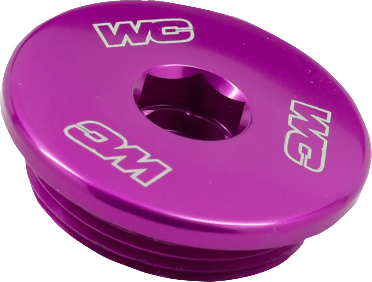 WORKS CONNECTION Honda 24 - P491 Engine Plugs * Premium Aluminum Replacement Set in Purple - Moto - House MX