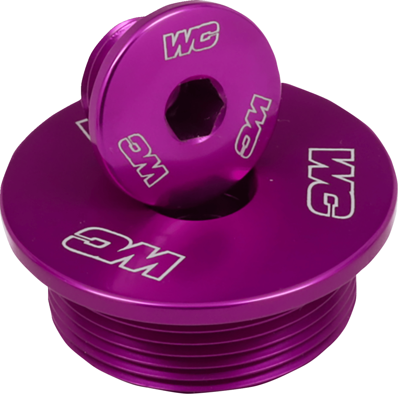 WORKS CONNECTION Honda 24 - P604 Engine Plug Set in Purple - Moto - House MX