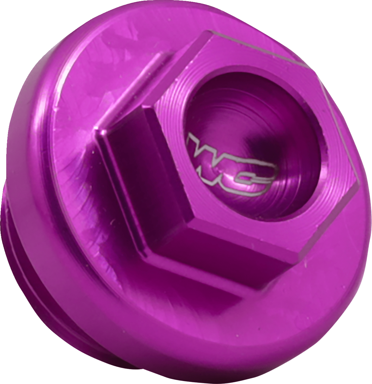 WORKS CONNECTION Oil Fill Plug for Kawasaki and Suzuki 24 - P194 - Purple Aluminum Replacement - Moto - House MX