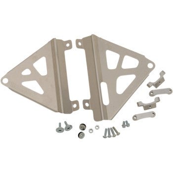 Works Connection Radiator Brace Set – Silver or Black – 2019 - 2020 Honda CRF450R, CRF450RX, and CRF450RWE - Moto - House MX