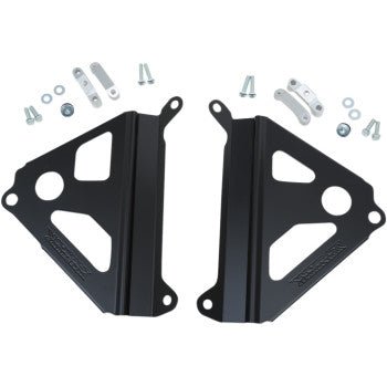 Works Connection Radiator Brace Set - Silver or Black - 2019 - 2023 Yamaha YZ250F - Moto - House MX