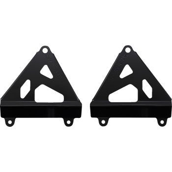 Works Connection Radiator Brace Set - Silver or Black - 2021 - 2024 Honda CRF450R, 2022 - 2024 CRF250R - Moto - House MX