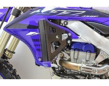 Works Connection Radiator Braces Silver or Black - 2023 - 2024 Yamaha YZ450F, 2024 YZ250F - Moto - House MX