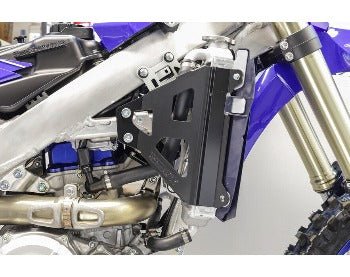 Works Connection Radiator Braces Silver or Black - 2023 - 2024 Yamaha YZ450F, 2024 YZ250F - Moto - House MX