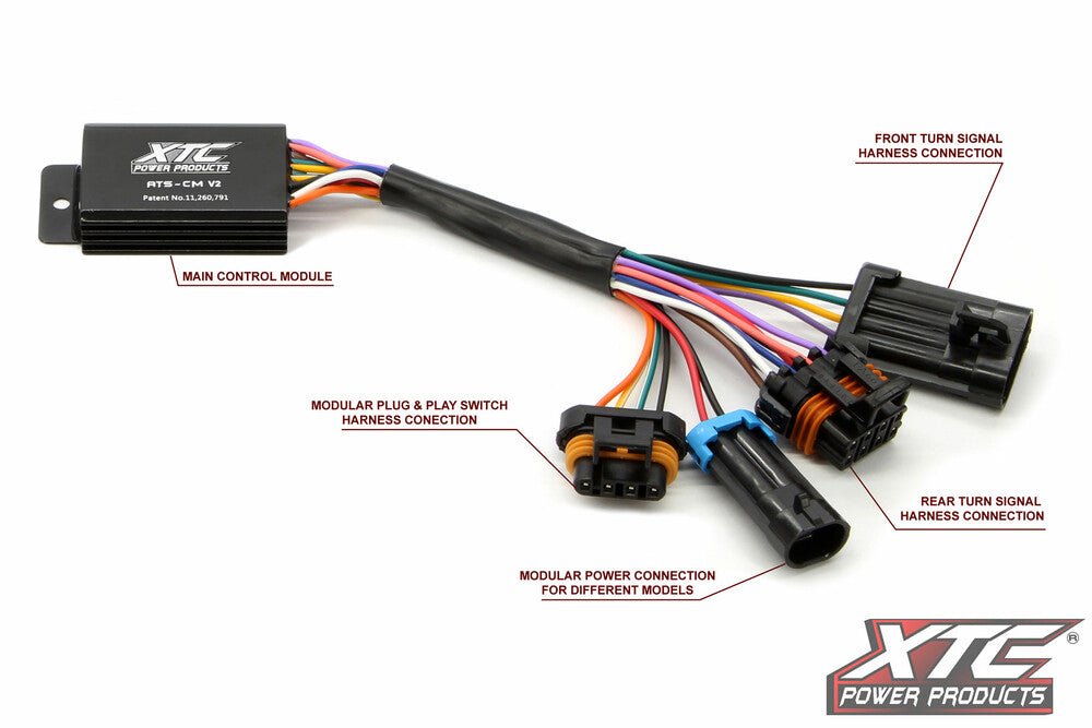 XTC Power Products - Self - Canceling Turn Signal Kit with Horn - ATS - CAN - COM - Can - Am Commander (2021 - 2025) - Moto - House MX