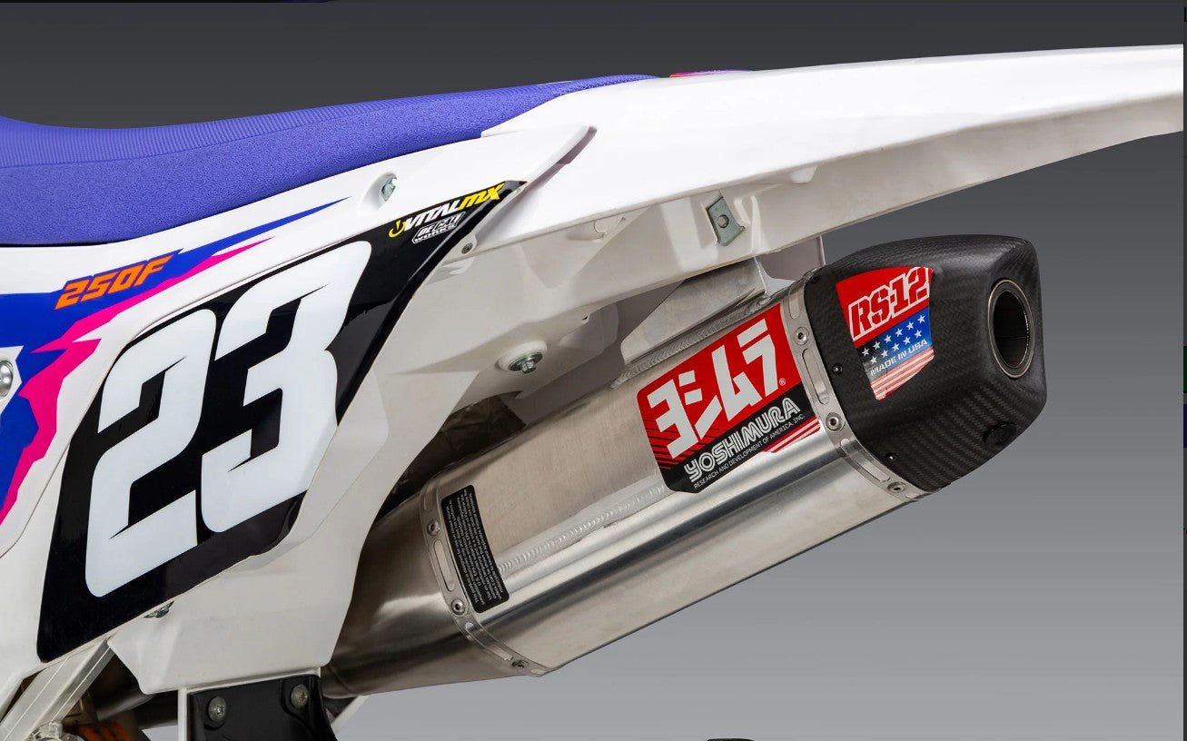Yoshimura 231030S320 RS - 12 Stainless Full Exhaust – 2024 Yamaha YZ250F System - Moto - House MX
