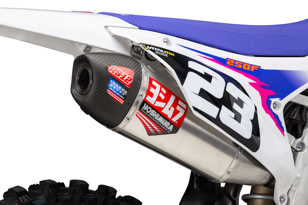 Yoshimura 231030S320 RS - 12 Stainless Full Exhaust – 2024 Yamaha YZ250F System - Moto - House MX
