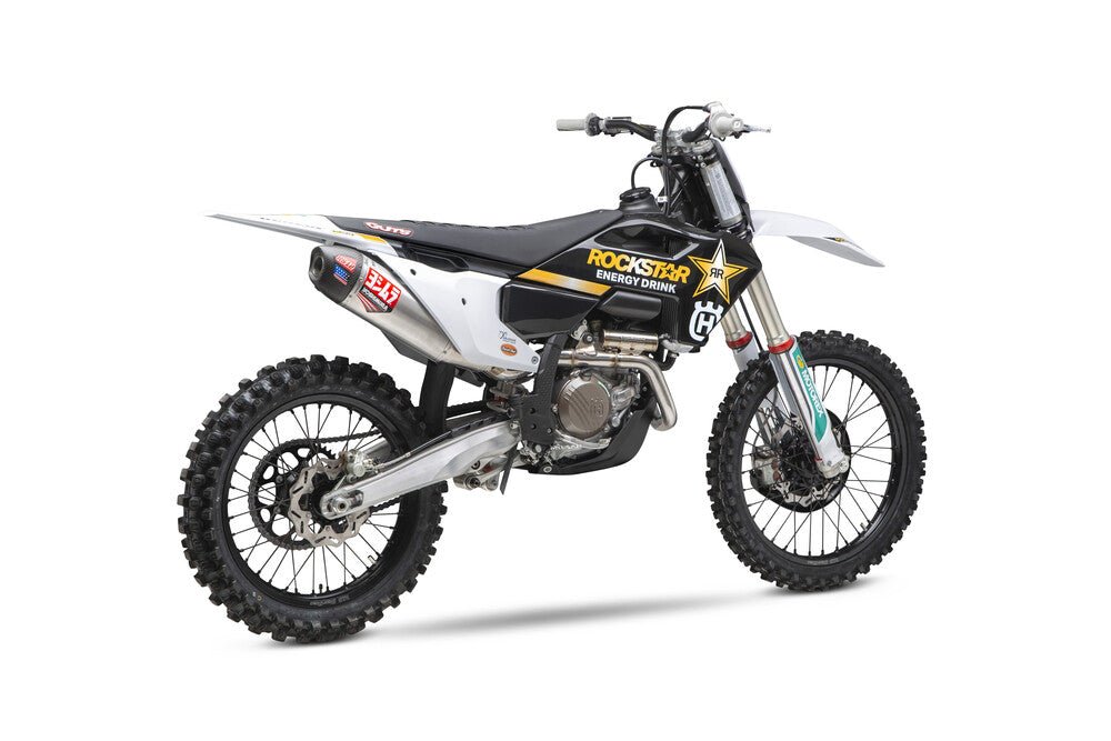 YOSHIMURA RS - 12 Full Exhaust System - 262540S320 - 2022 - 2023 Husqvarna FC 250, FC 350, and FX 350 - Moto - House MX