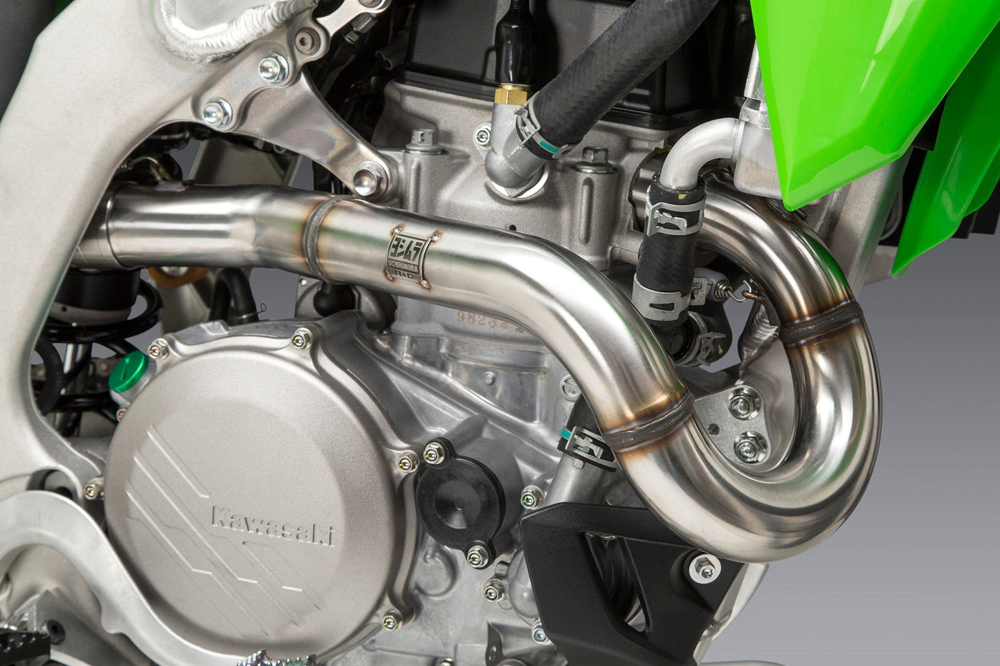 Yoshimura RS - 12 Full System Exhaust - 244720S320 - 2019 - 2023 Kawasaki KX450F & 2021 - 2023 KX450X - Moto - House MX