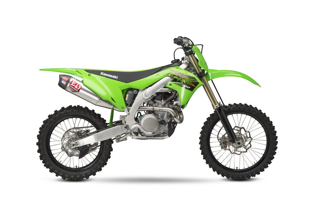 Yoshimura RS - 12 Full System Exhaust - 244720S320 - 2019 - 2023 Kawasaki KX450F & 2021 - 2023 KX450X - Moto - House MX