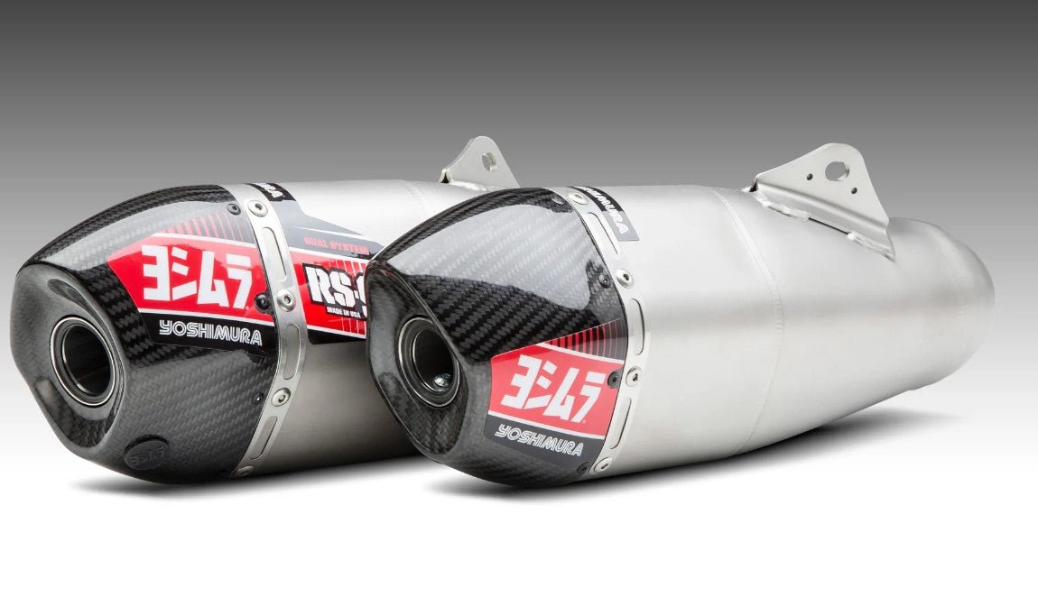 YOSHIMURA RS - 9 HEADER/CANISTER/END CAP EXHAUST DUAL SYSTEM SS - AL - CF Honda CRF450R 2017 - 2020 - Moto - House MX