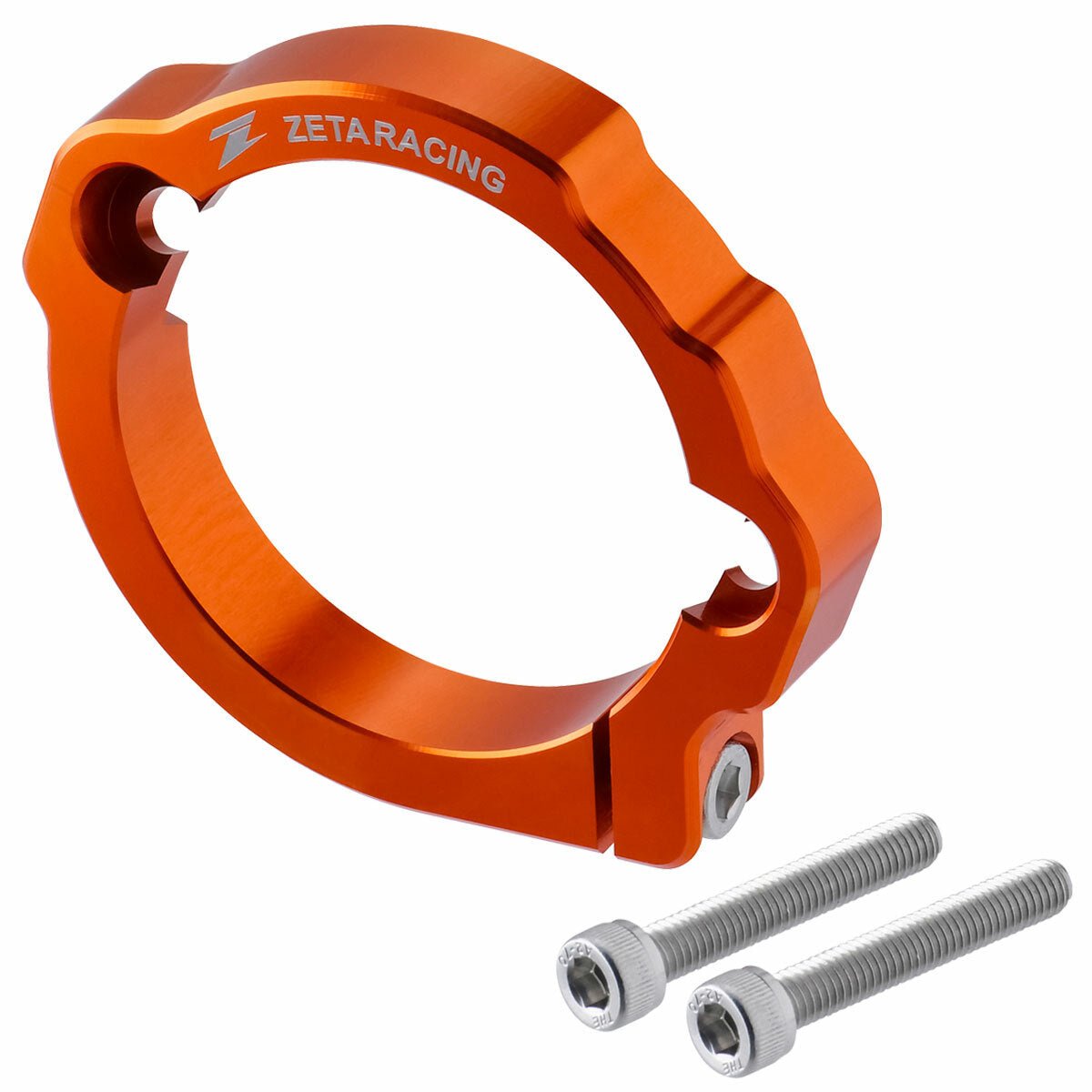 ZETA Exhaust Flange Guard Orange for KTM, Husqvarna, GasGas 250/300cc 2 - Stroke 2023 - 2024 ZE52 - 2783 - Moto - House MX