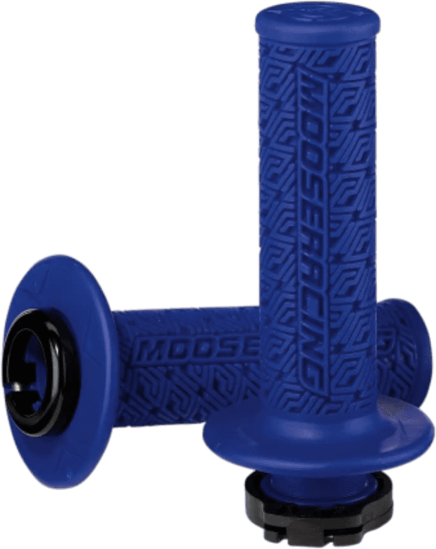 MOOSE RACING 36 SERIES CLAMP-ON GRIPS - Blue/Black - 0630-2537