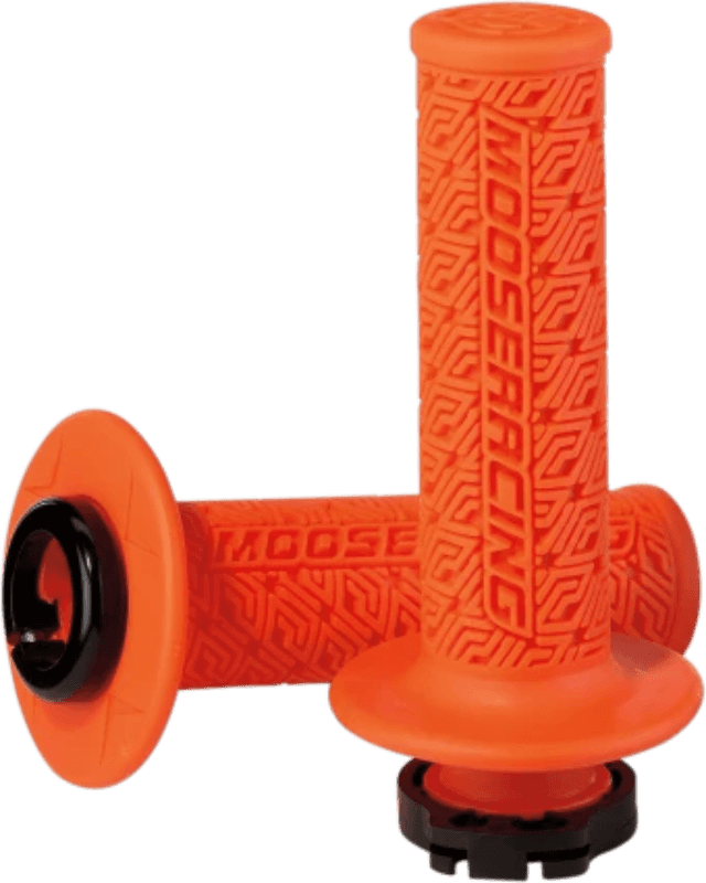 MOOSE RACING 36 SERIES CLAMP-ON GRIPS - Orange/Black - 0630-2538