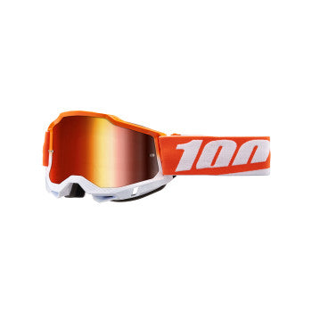 100% Accuri 2 Motocross Goggles 50014-00020 Matigofun Red Mirror Lens