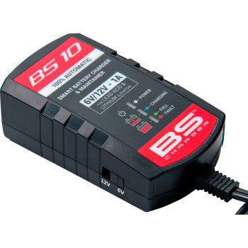 BS BATTERY, BS10 Smart Battery Charger / Maintainer 12V lead-acid or 12.8V lithium battery