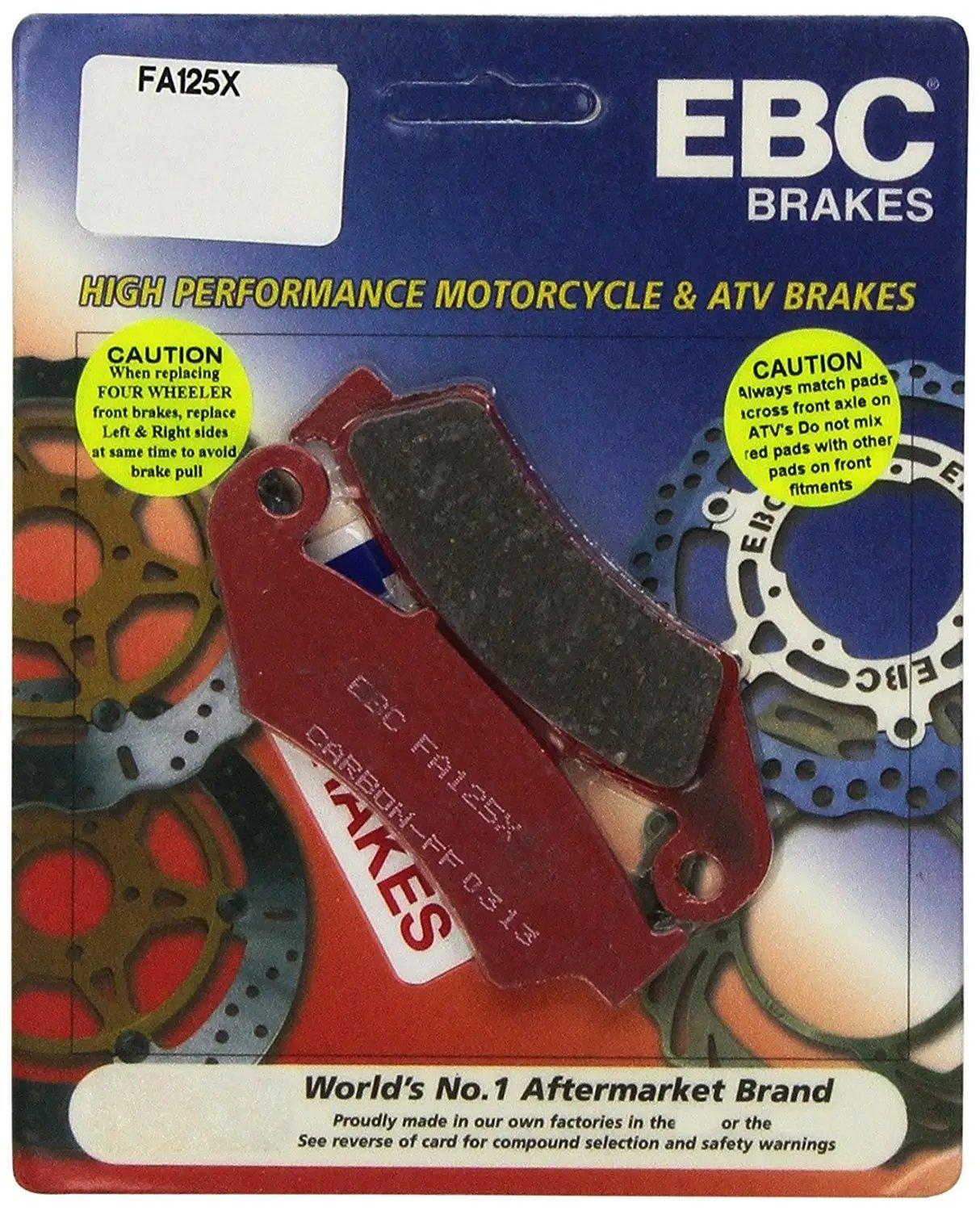 EBC Brakes FA125X Disc Brake Pad Set