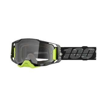 100% Armega Motocross Adult Goggles 50004-00021 Antibia Clear