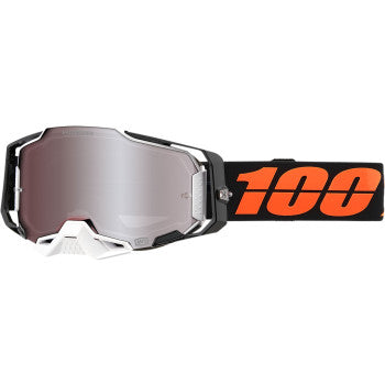 100% Armega Goggles - 50003-00002 - Blacktail - HiPER Silver Mirror Lens