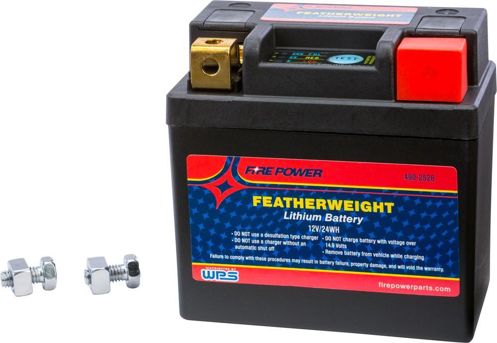 Fire Power KTM 350 SX-F, 250 SX-F, 450 SX-F 16-18 Featherweight Lithium Battery HJ04L-FP-B