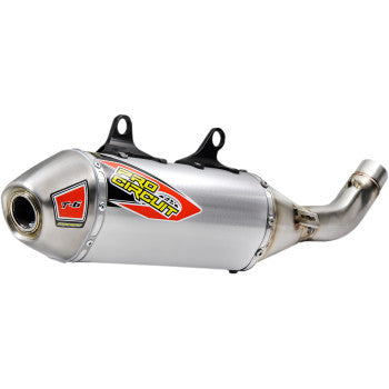 Pro Circuit T-6 Stainless Slip-On Exhaust -  0151845A - 2019-2022 Husqvarna FC 450
