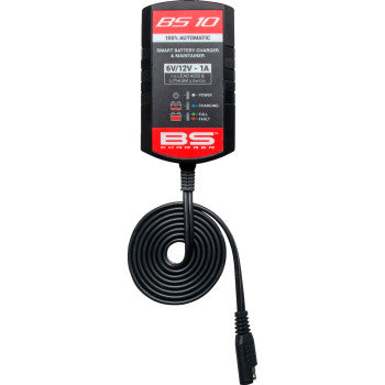 BS BATTERY, BS10 Smart Battery Charger / Maintainer 12V lead-acid or 12.8V lithium battery