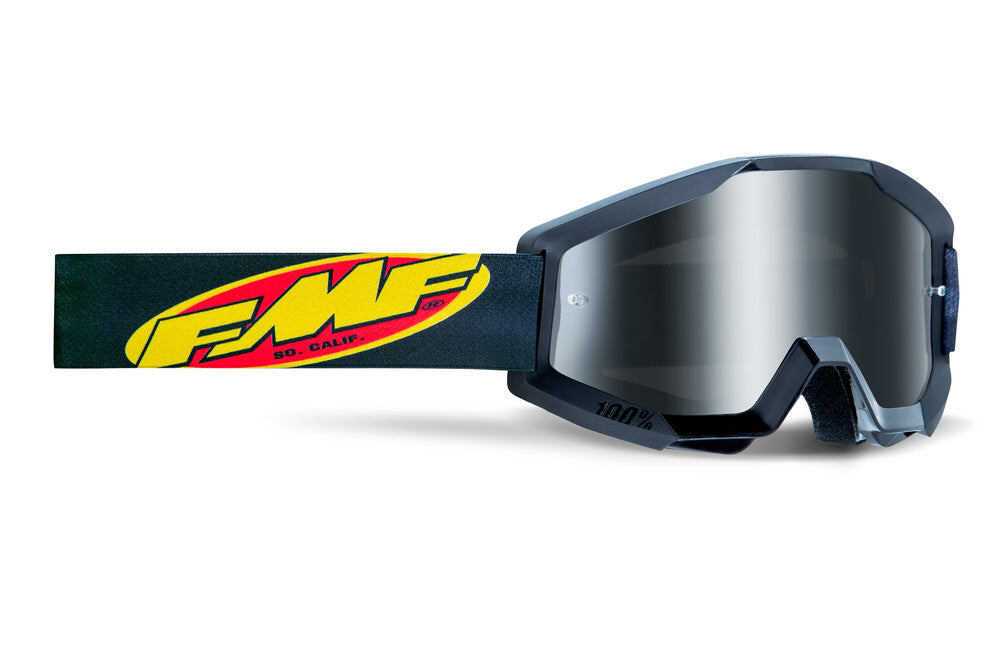 FMF Vision Powercore Youth Goggle Core Black Mirror Silver Lens - F-50055-00002