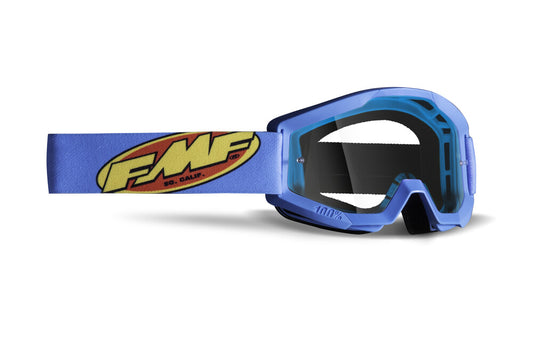 FMF VISION POWERCORE YOUTH GOGGLE CORE CYAN CLEAR LENS