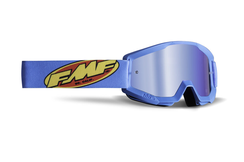 FMF Vision Powercore Youth Goggle Core Cyan Mirror Blue Lens - F-50055-00005