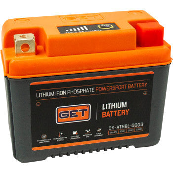 GET Lithium Iron Battery - 140A Cold Cranking Amps - GK-ATHBL-0004 - 2016-2017 Husqvarna FC 250, FC 350, and FC 450