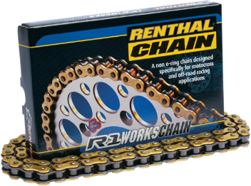 Renthal 428 R1 Works Gold Motocross Ultra Performance Chain | Moto-House MX