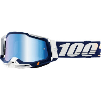100% Racecraft2 Goggles Concordia - Blue Mirror - Adult 50121-250-07