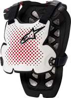 Alpinestars Adult A-1 Plus Chest Protector - White/Black/Red