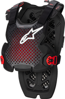 Alpinestars Adult A-1 Pro Chest Protector - Anthracite/Black/Red