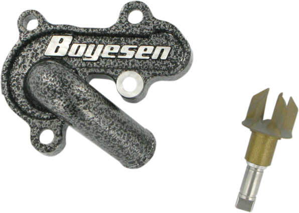 Boyesen Factory Racing SuperCooler Water Pump Cover & Impeller Suzuki RM85 Silver | Moto-House MX
