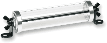 Biltwell Stash Tube - Silver/Clear - 7602-201